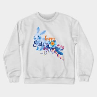 Happy Easter Women shirt, Cute Rabbit Easter, Easter bunny Crewneck Sweatshirt